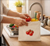 Set of reusable cotton vegetable bags (pack of 6)